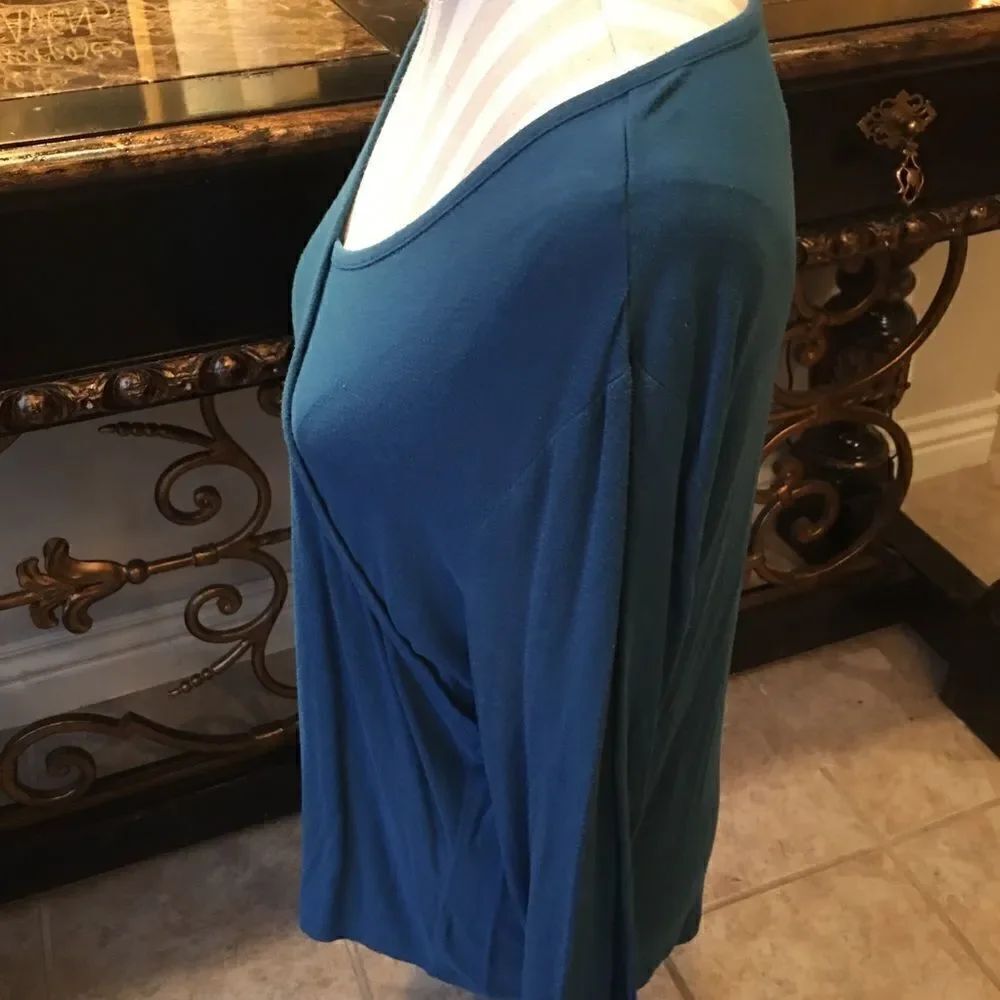 DARK BLUE Box Cut Top - Picture 4 of 8